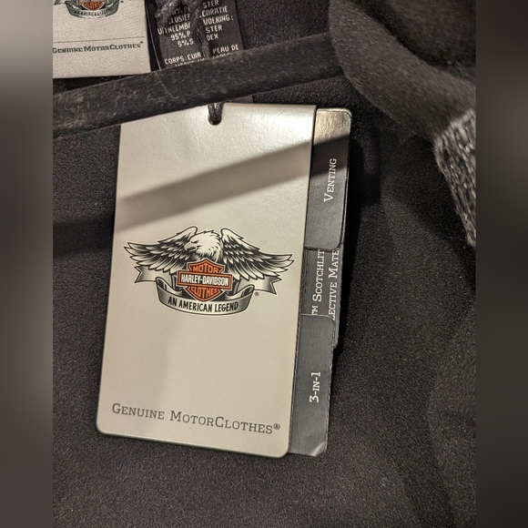 NWT Harley Davidson Miss Enthusiast 3-in-1 Leather Riding Jacket - Picture 8 of 15